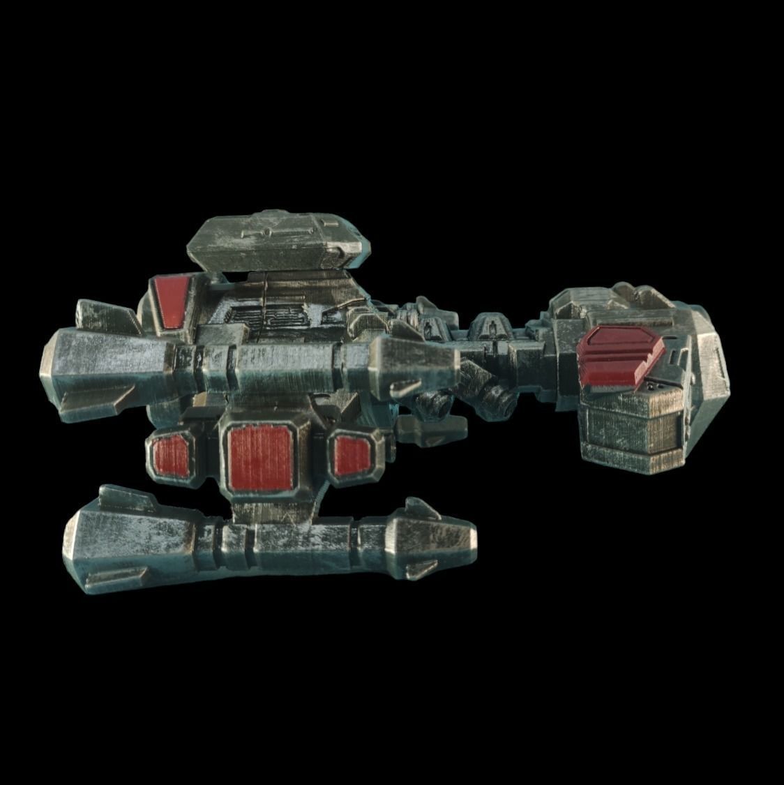 STARCRAFT 2 BATTLECRUISER- TERRAN 3D print model_1