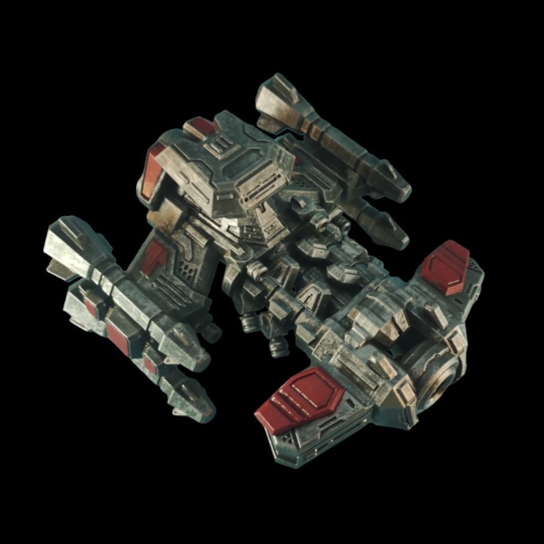 STARCRAFT 2 BATTLECRUISER- TERRAN 3D print model_2