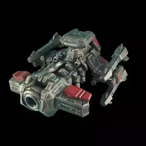 STARCRAFT 2 BATTLECRUISER- TERRAN 3D print model