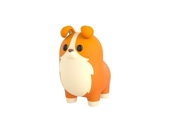 Dog Character 04 3D model