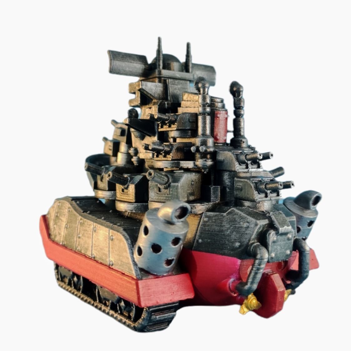 Metal Slug Big Shiee - Land Battleship Chibi Version 3D print model_1