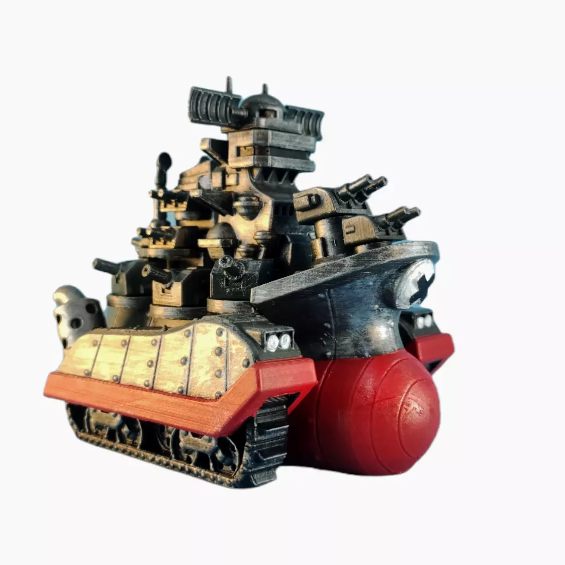 Metal Slug Big Shiee - Land Battleship Chibi Version 3D print model_0