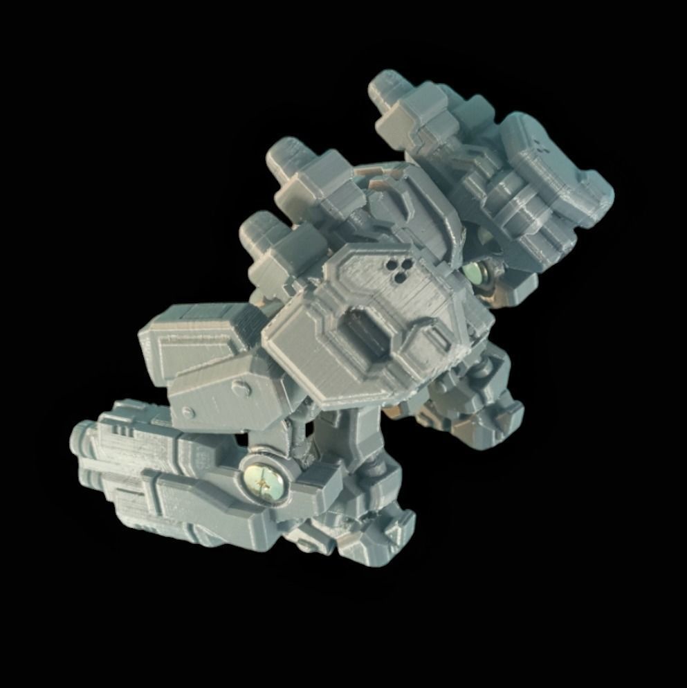 Articulated Starcraft 2 Thor 3D print model_2