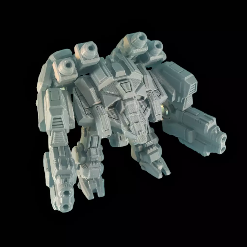 Articulated Starcraft 2 Thor 3D print model_0