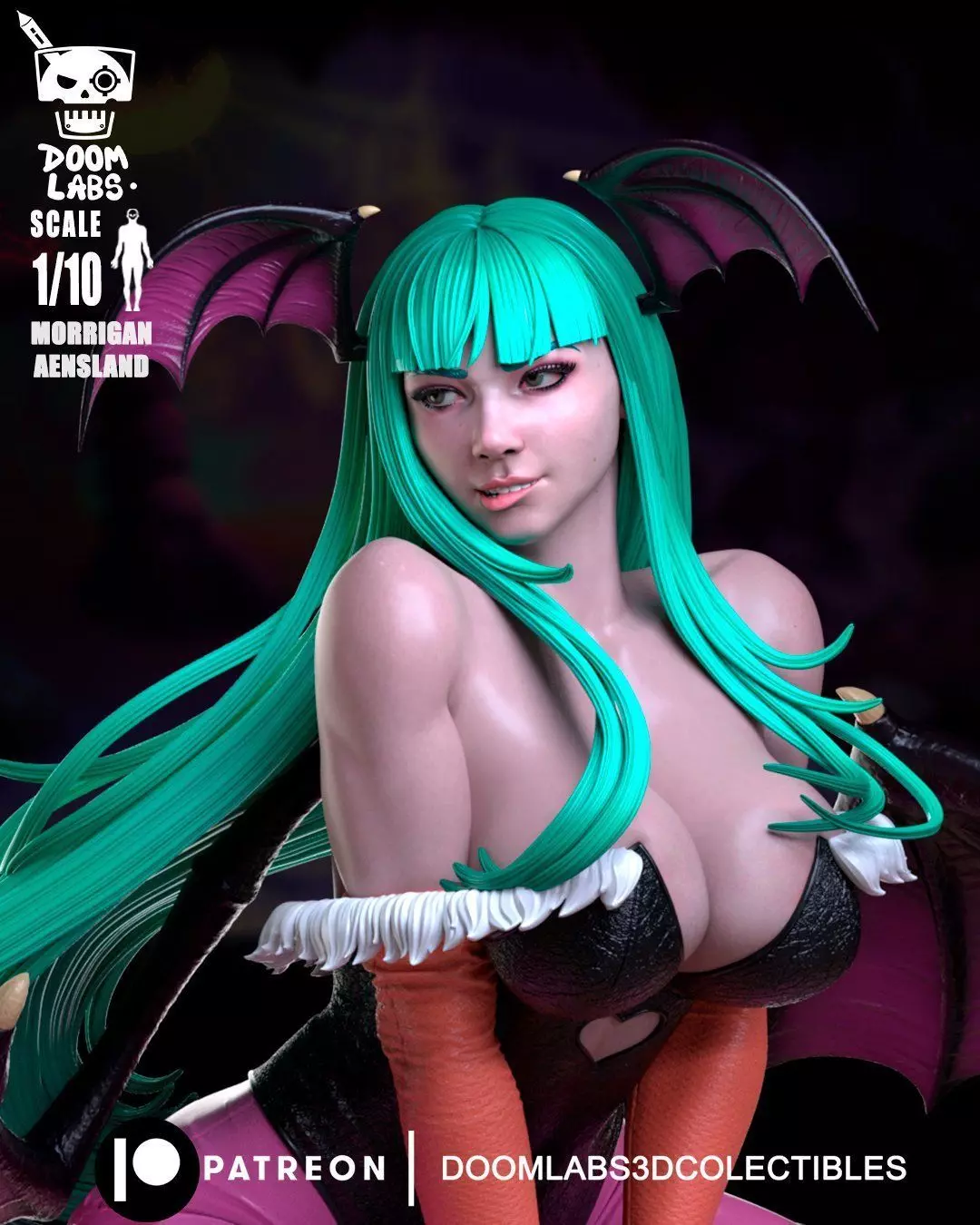 Morrigan Fanart 3D print model_0