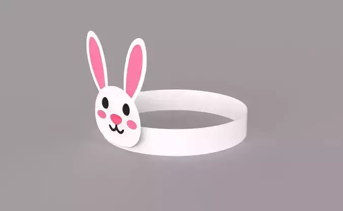 Paper Rabbit Headband 