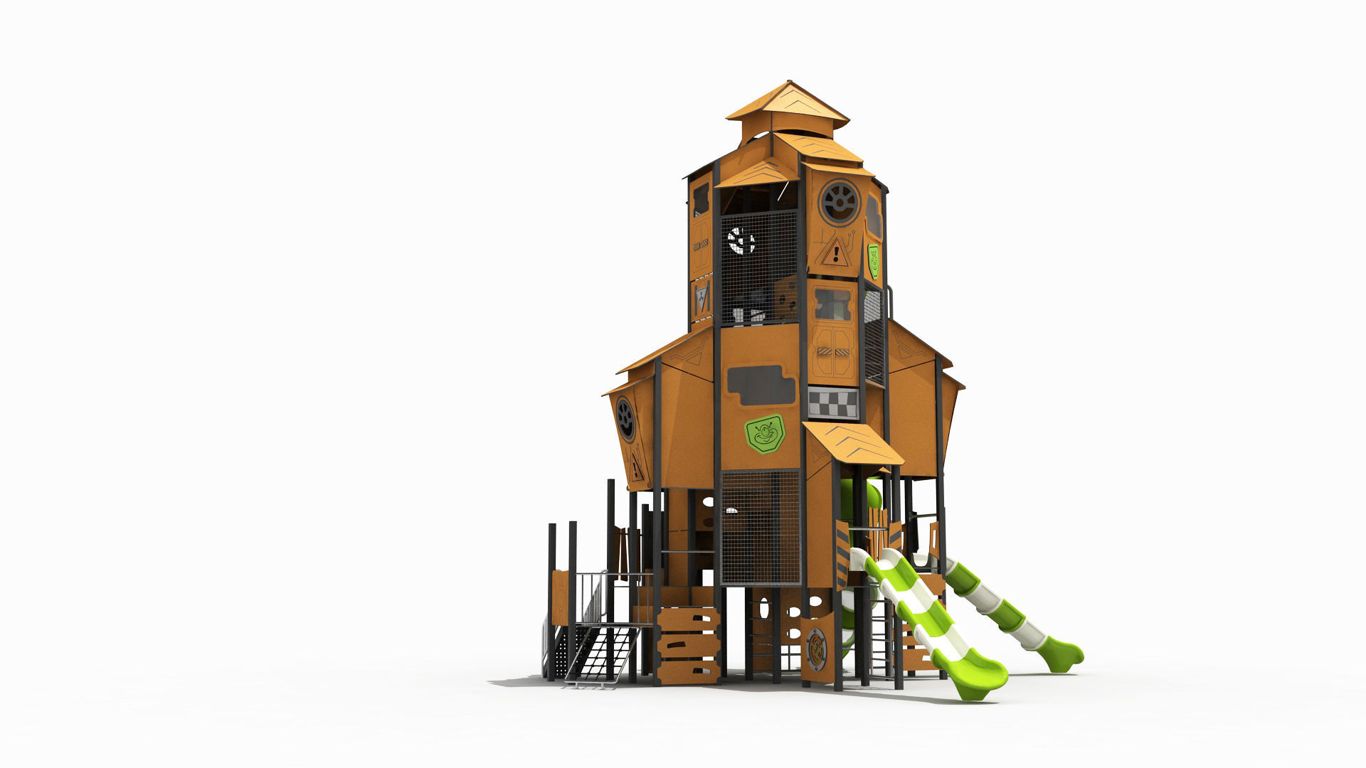 Gothic Cottage Theme Park 3D model_2