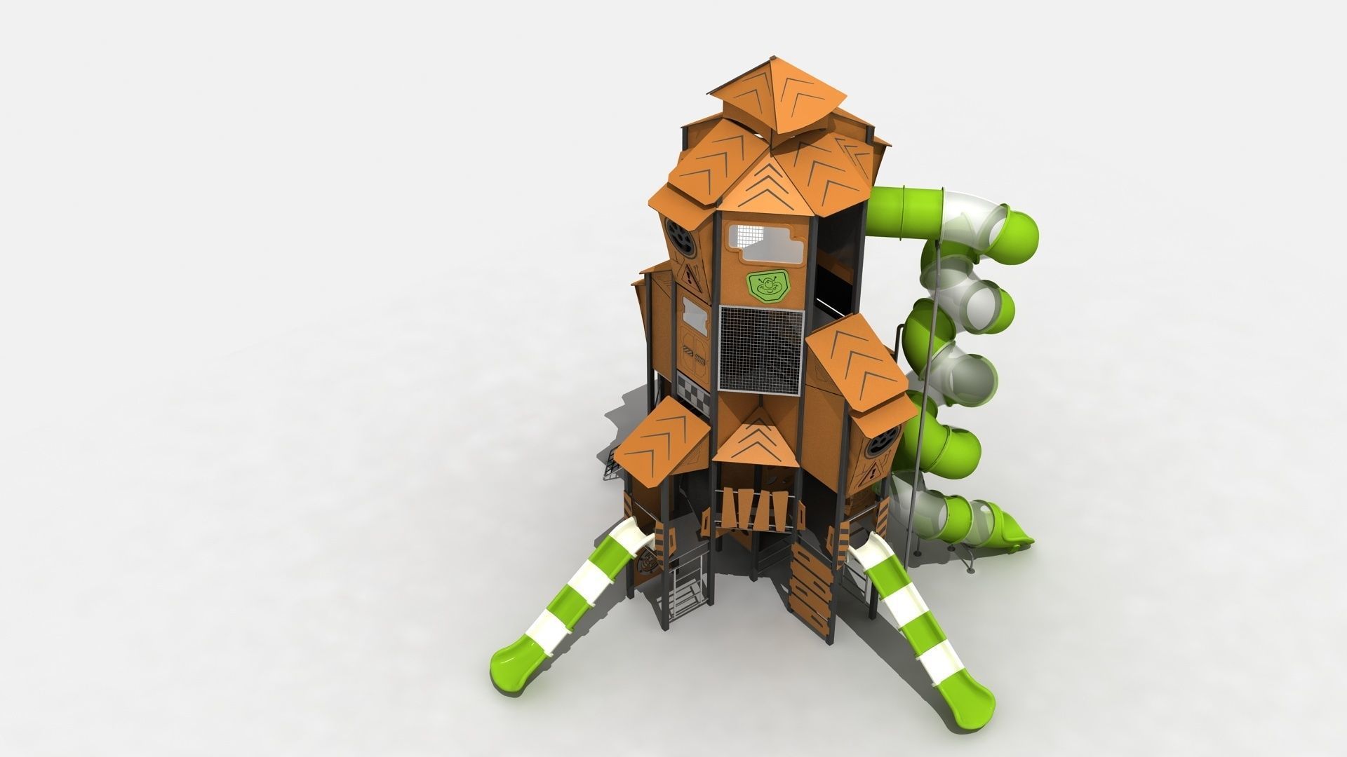 Gothic Cottage Theme Park 3D model_6