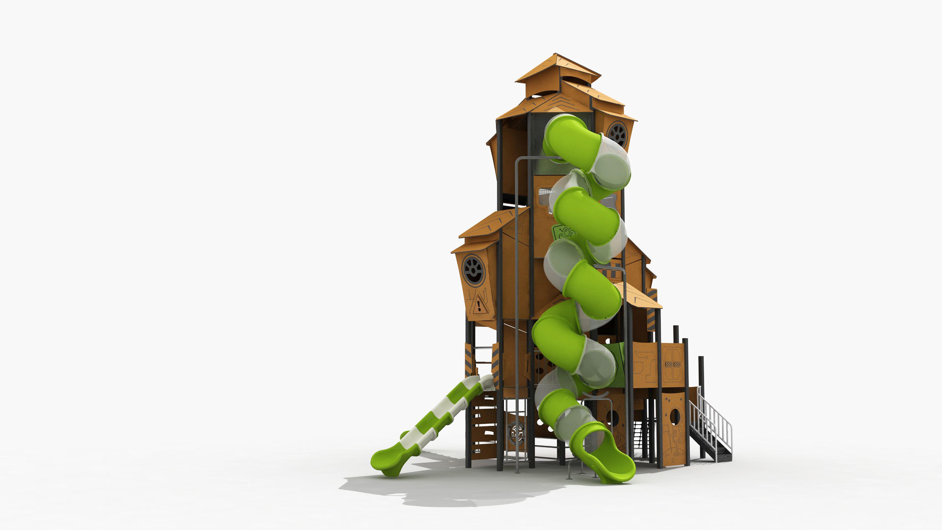 Gothic Cottage Theme Park 3D model_5