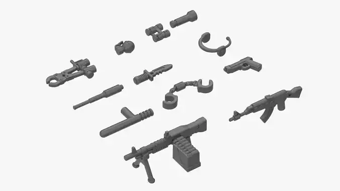 Lego Weapon Collections
