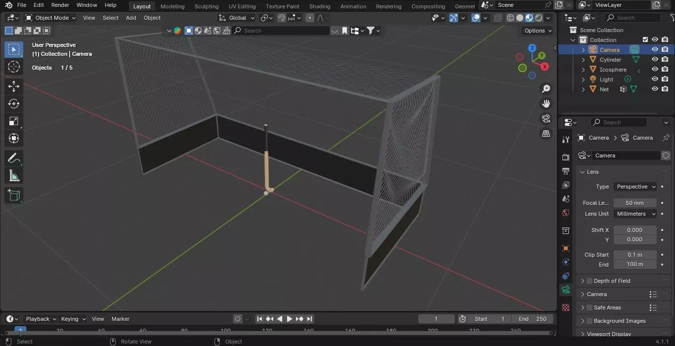 HOCKEY Free low-poly 3D model_0