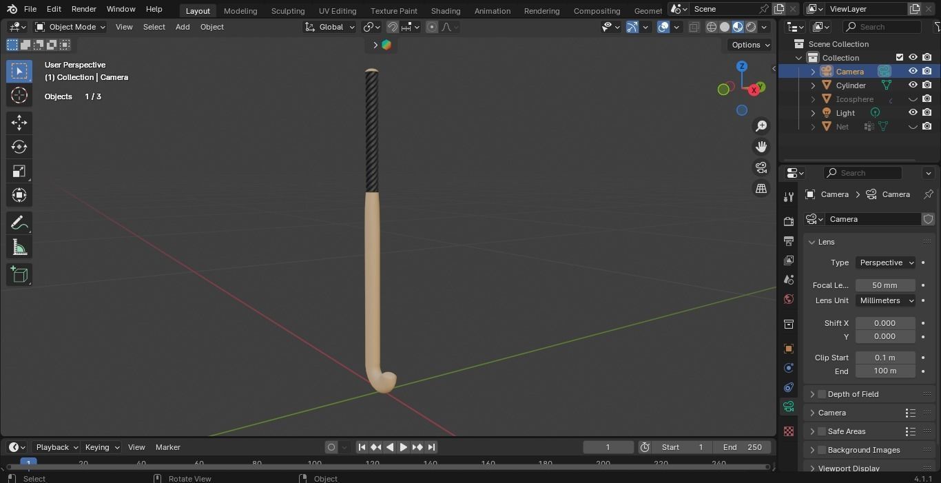 HOCKEY Free low-poly 3D model_9