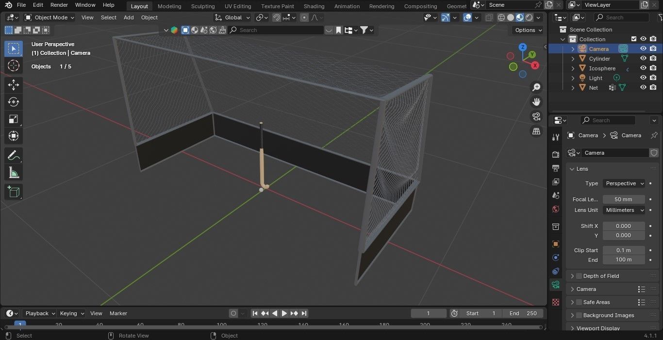 HOCKEY Free low-poly 3D model_1