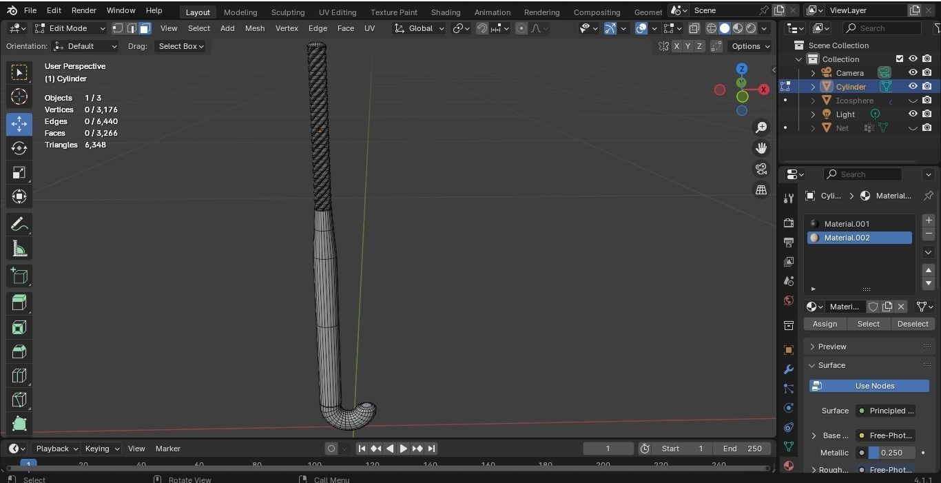 HOCKEY Free low-poly 3D model_11