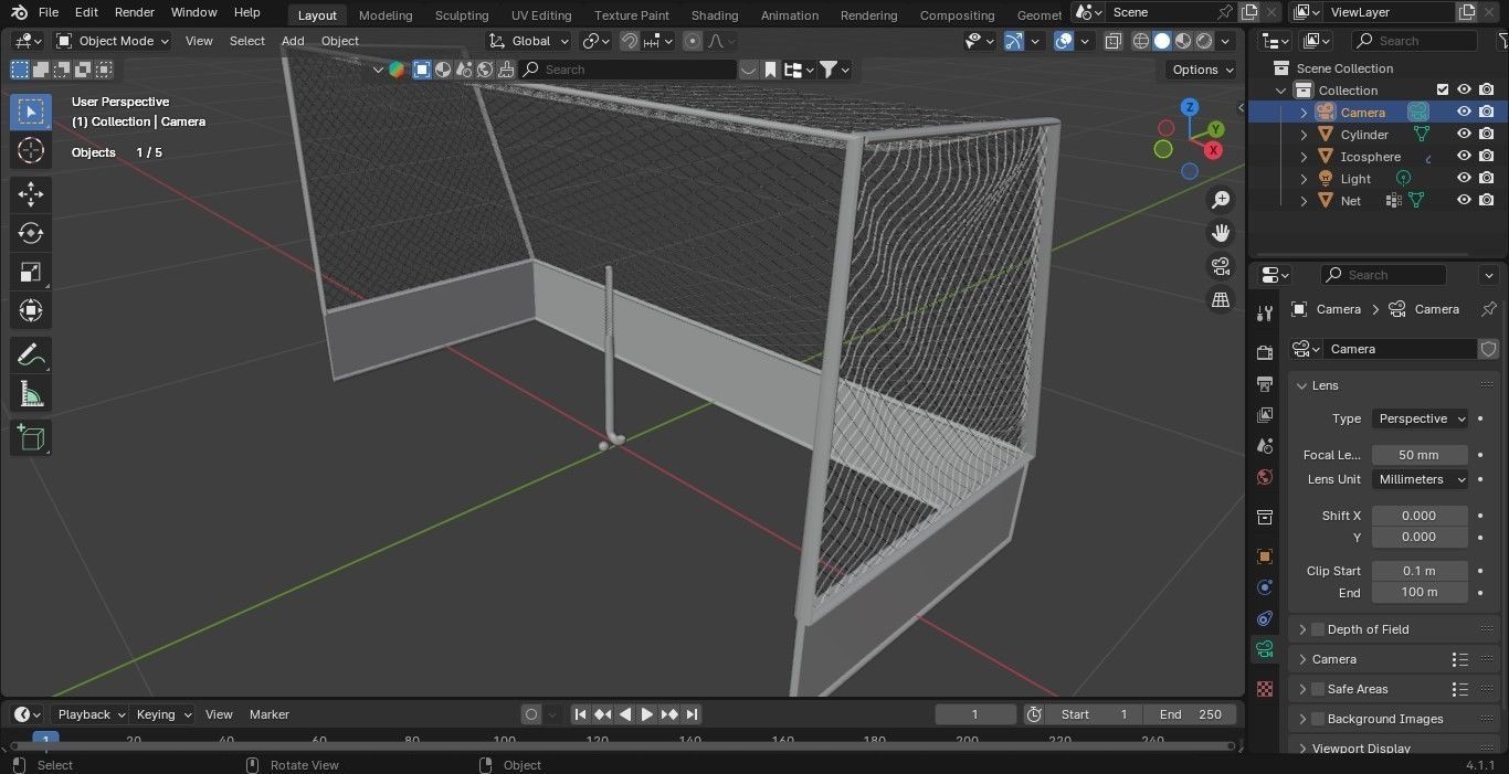 HOCKEY Free low-poly 3D model_7
