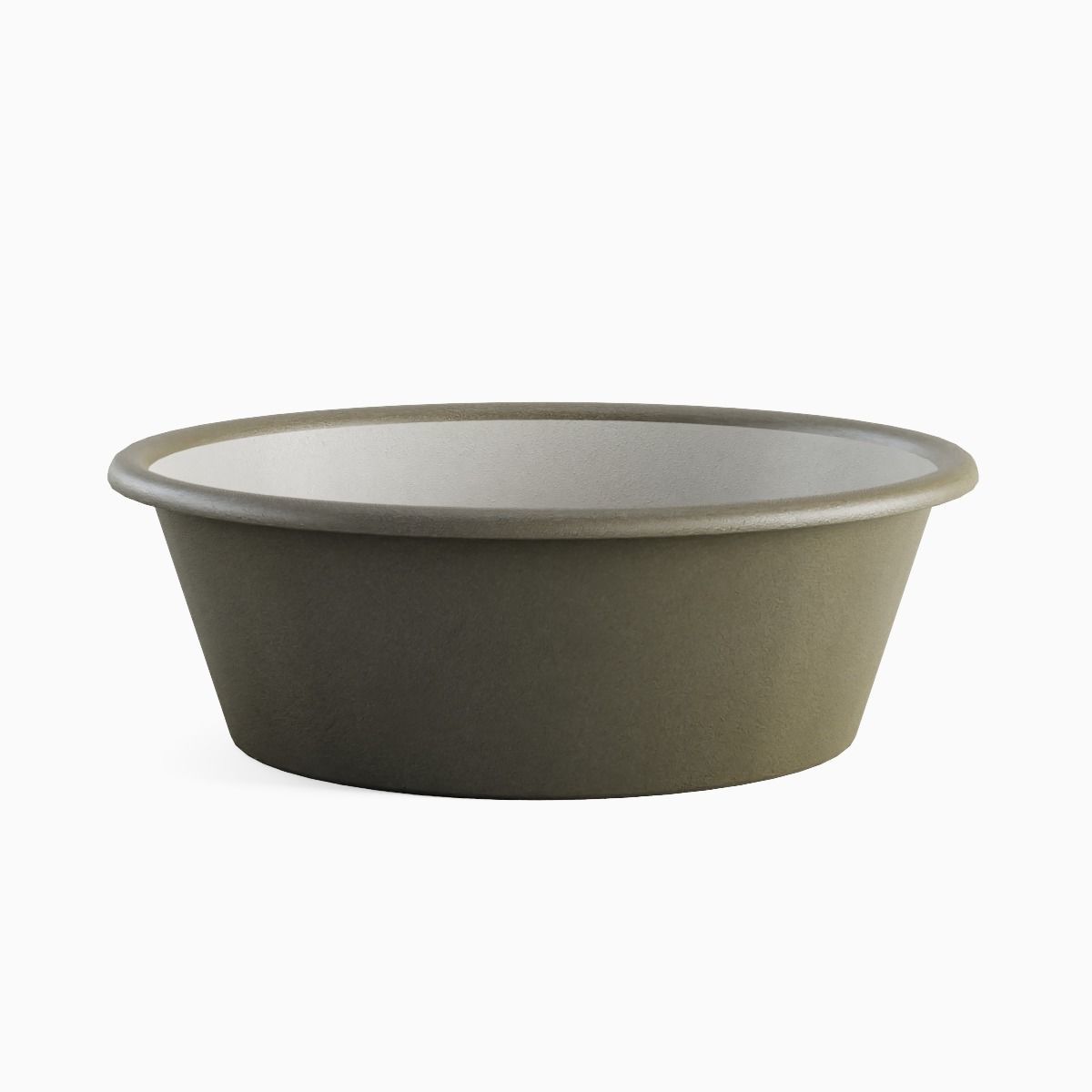 Plastic Wash Basin D 02 Low-poly 3D model_1