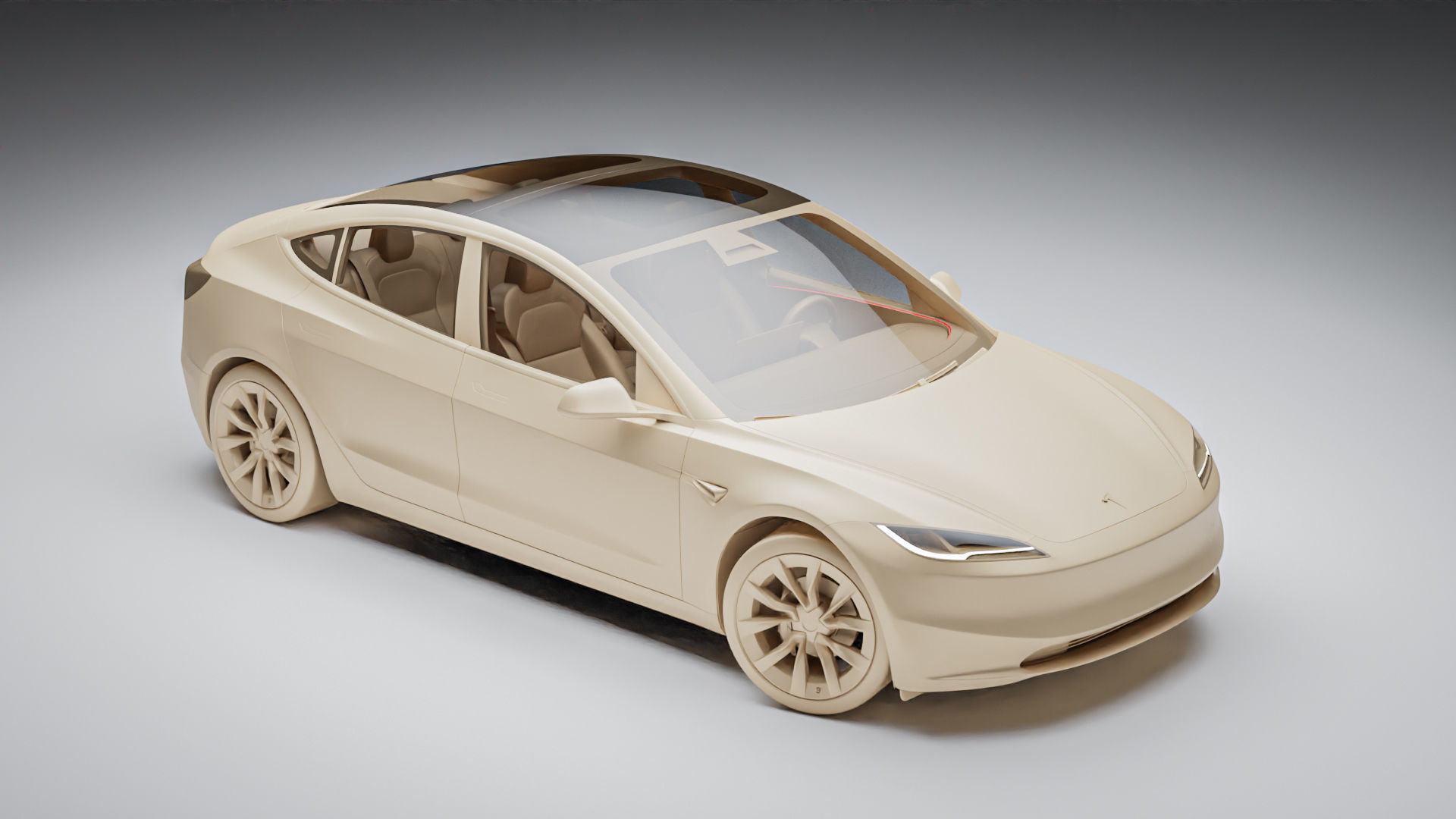 Tesla Model 3 2024 3D model_22