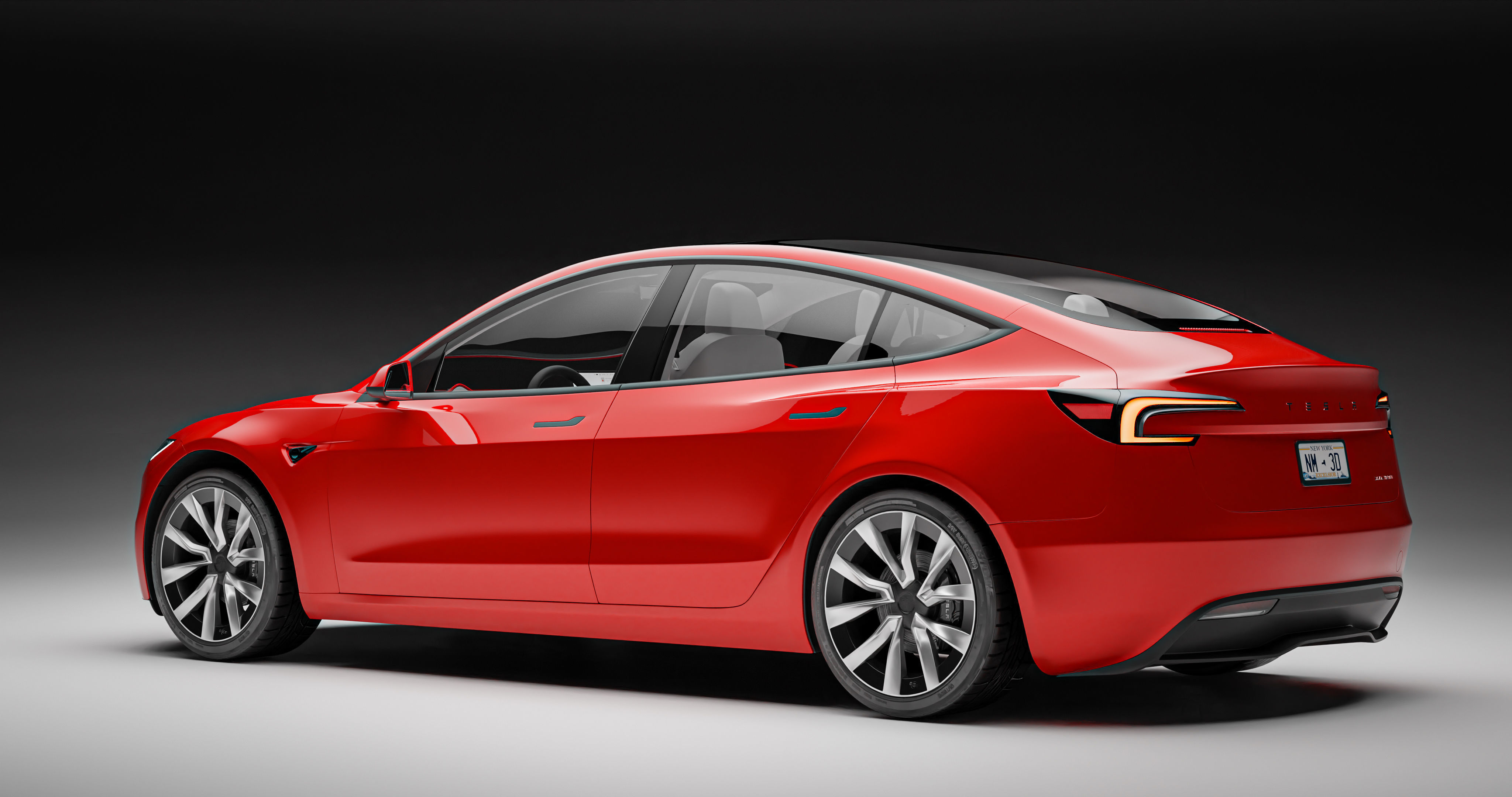 Tesla Model 3 2024 3D model_13