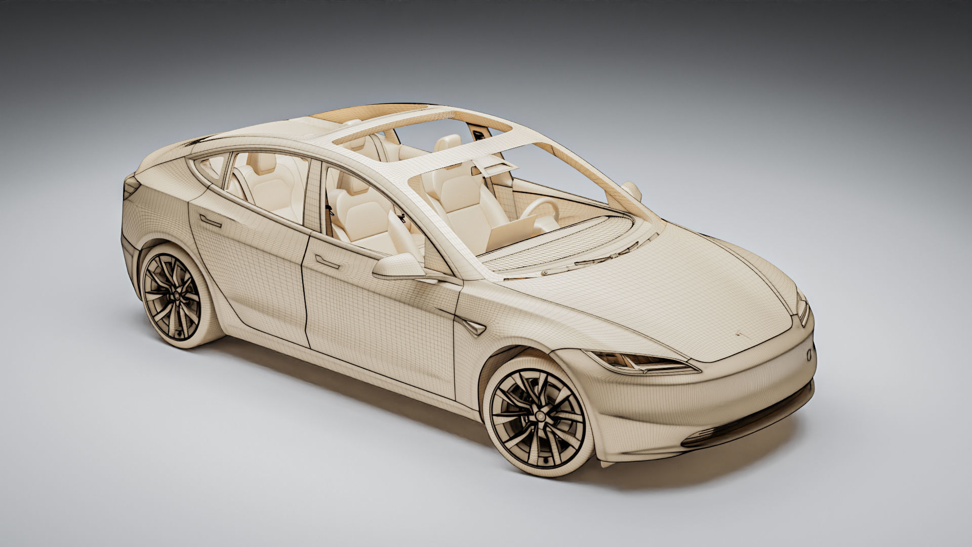 Tesla Model 3 2024 3D model_34