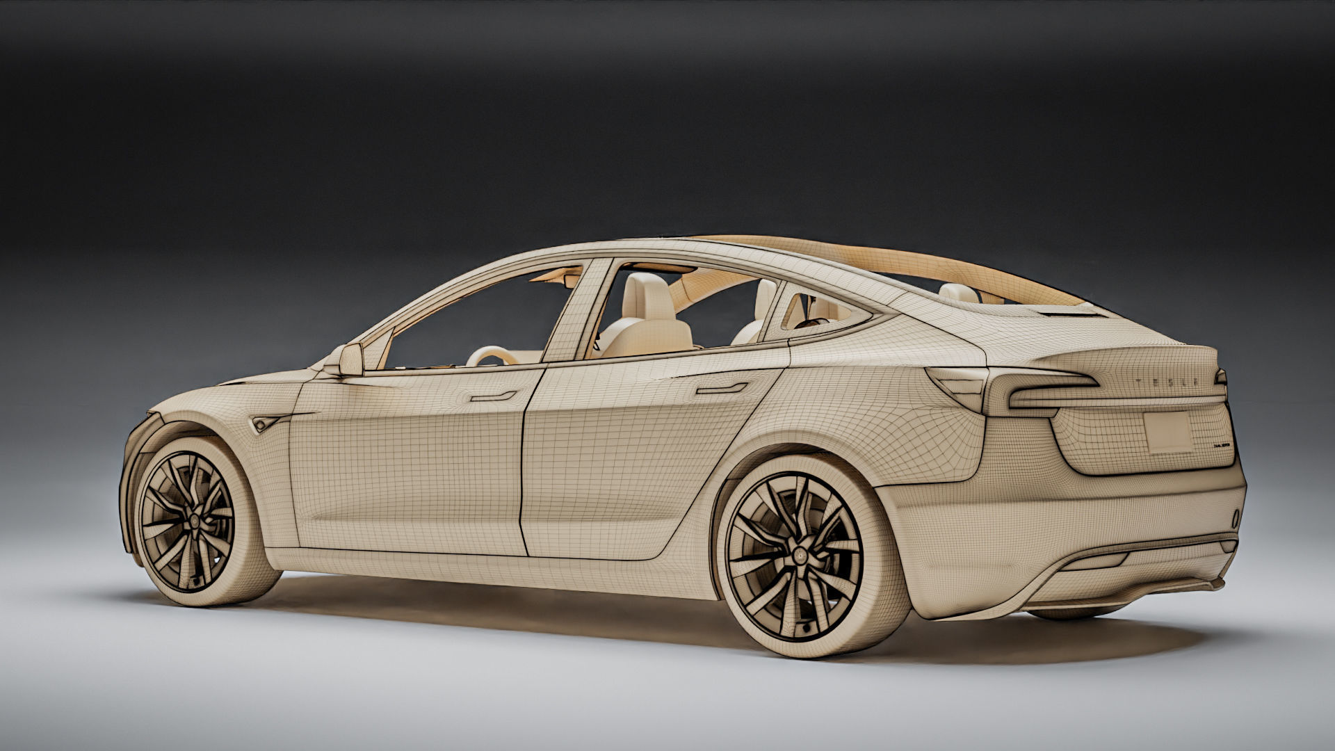 Tesla Model 3 2024 3D model_37