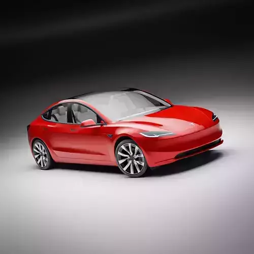 Tesla Model 3 2024 3D model