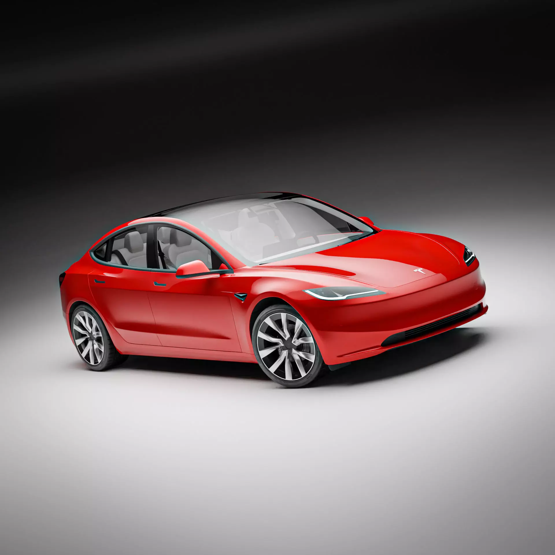 Tesla Model 3 2024 3D model_0