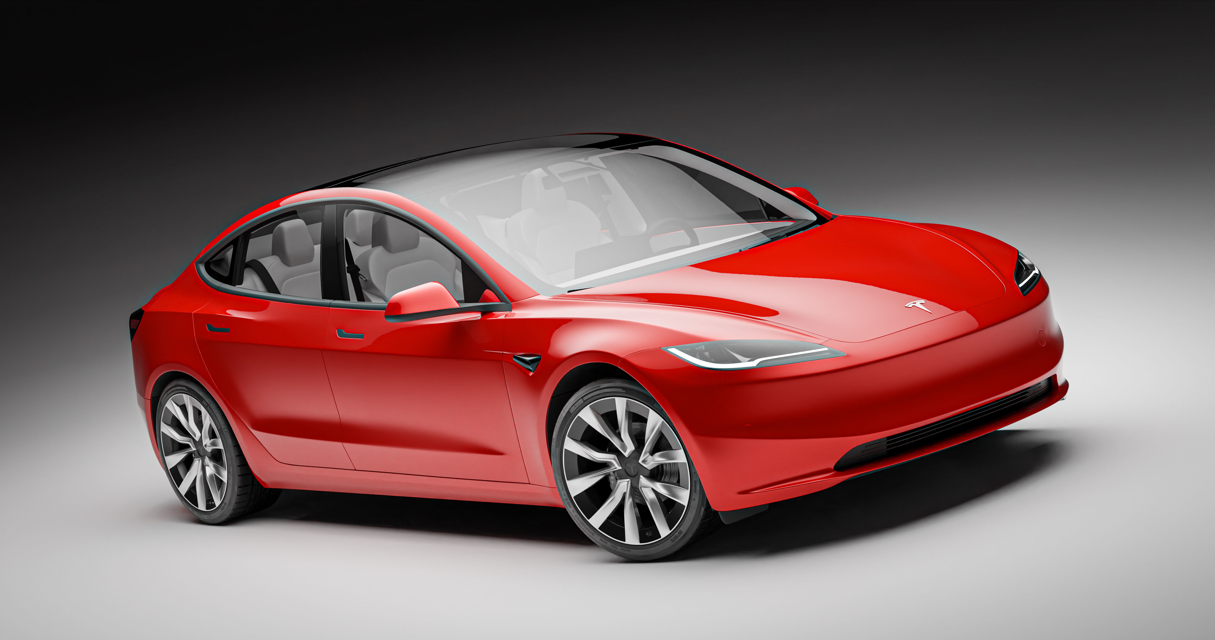 Tesla Model 3 2024 3D model_2