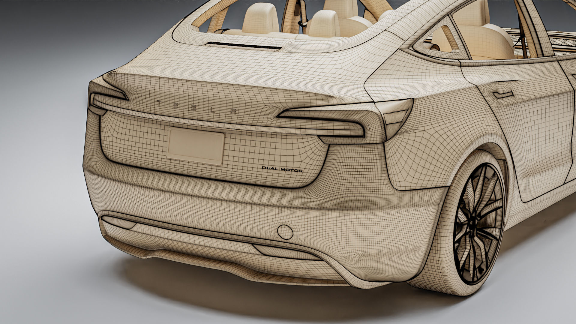 Tesla Model 3 2024 3D model_31