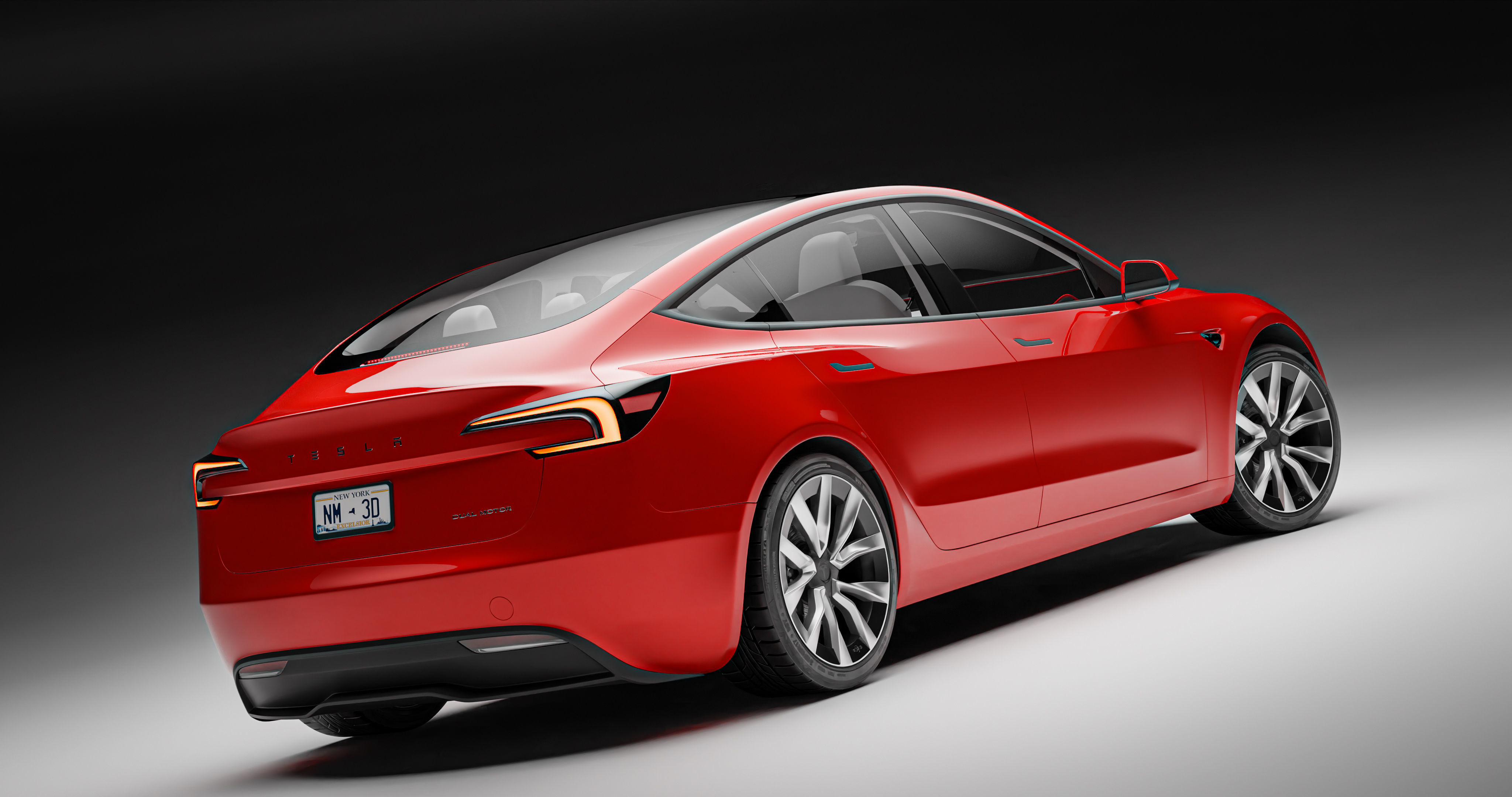 Tesla Model 3 2024 3D model_4