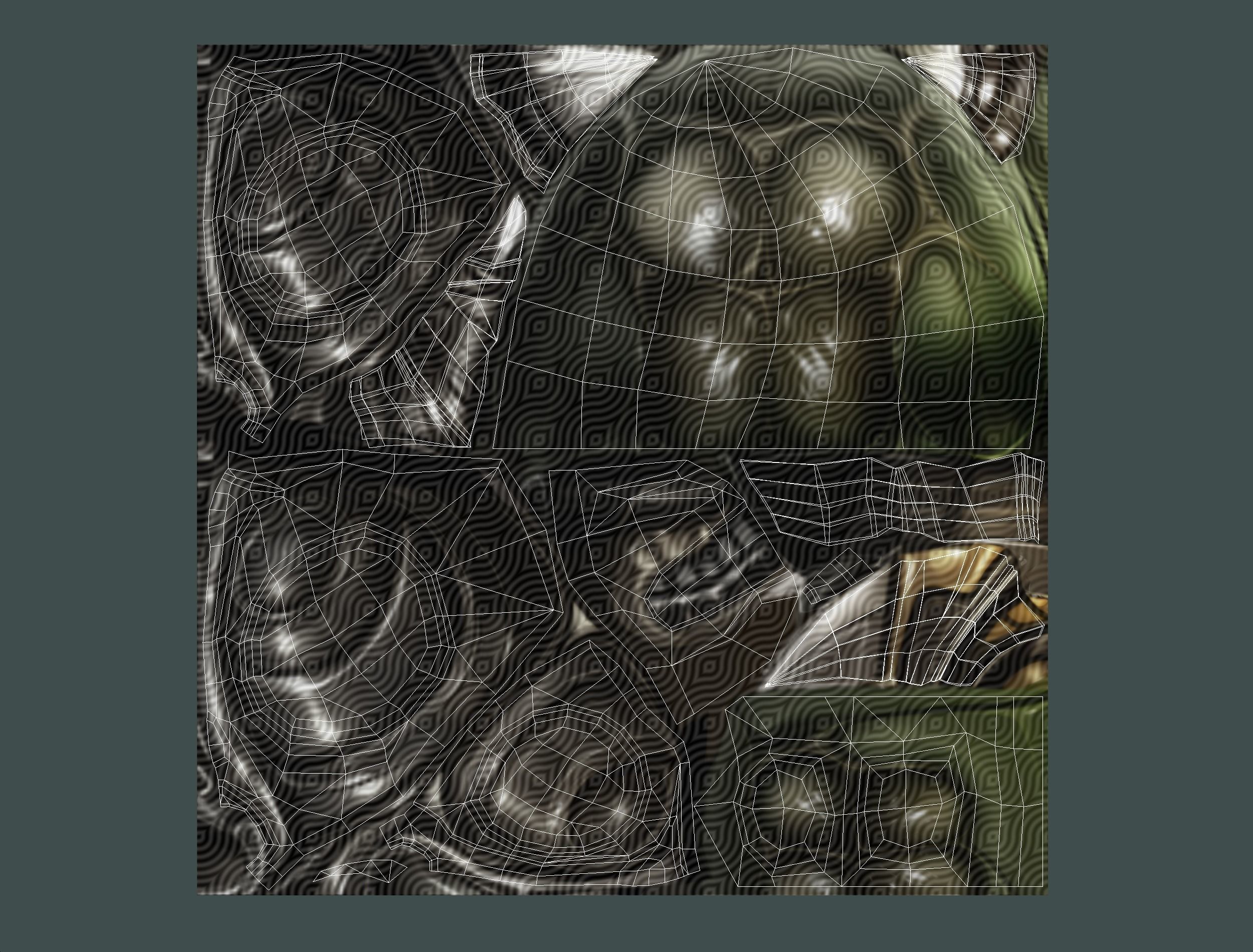 Animated Green Flea Monster Bug Low-poly 3D model_38