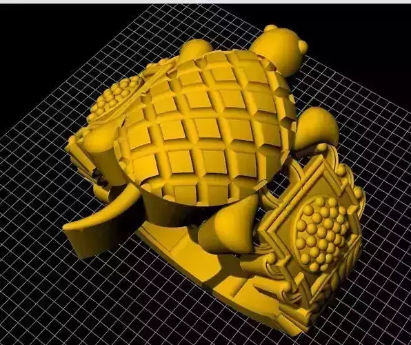 Tortoise Ring 3dm file