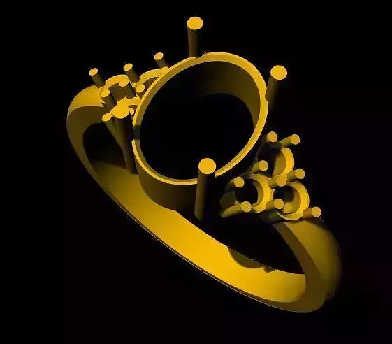 Cluster Ring 3dm file