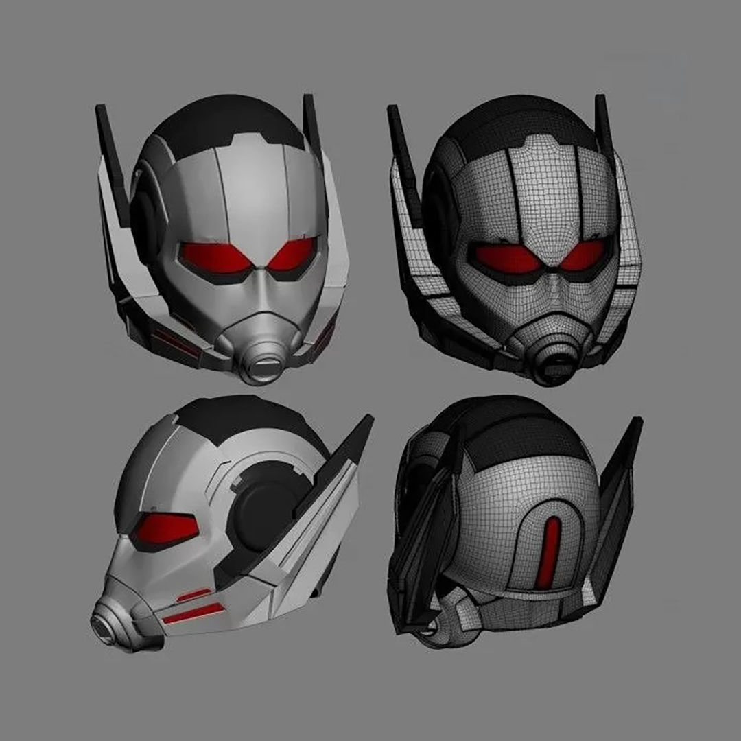 AntMan Helmet Civil War 3D Print Model 3D print model_1