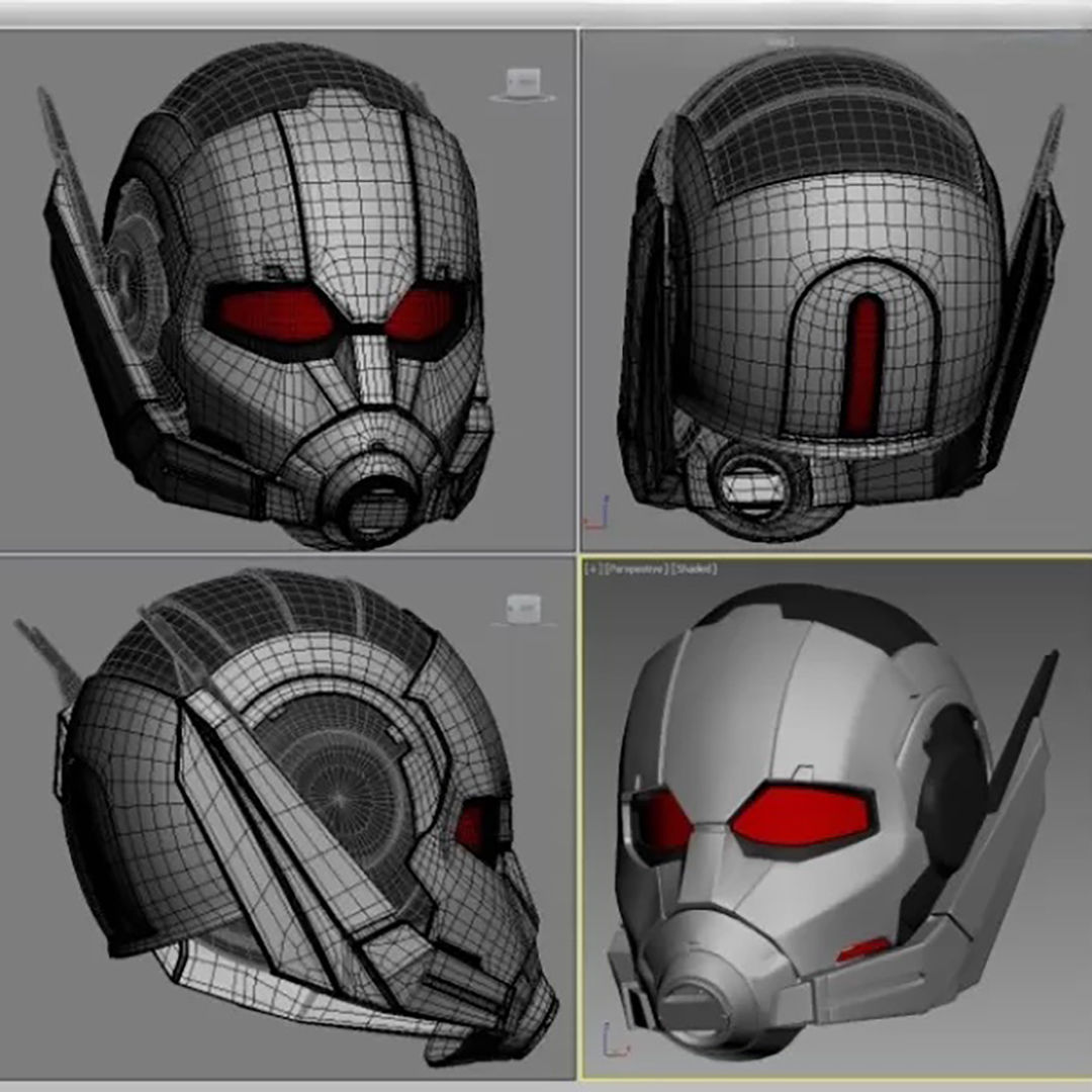 AntMan Helmet Civil War 3D Print Model 3D print model_2