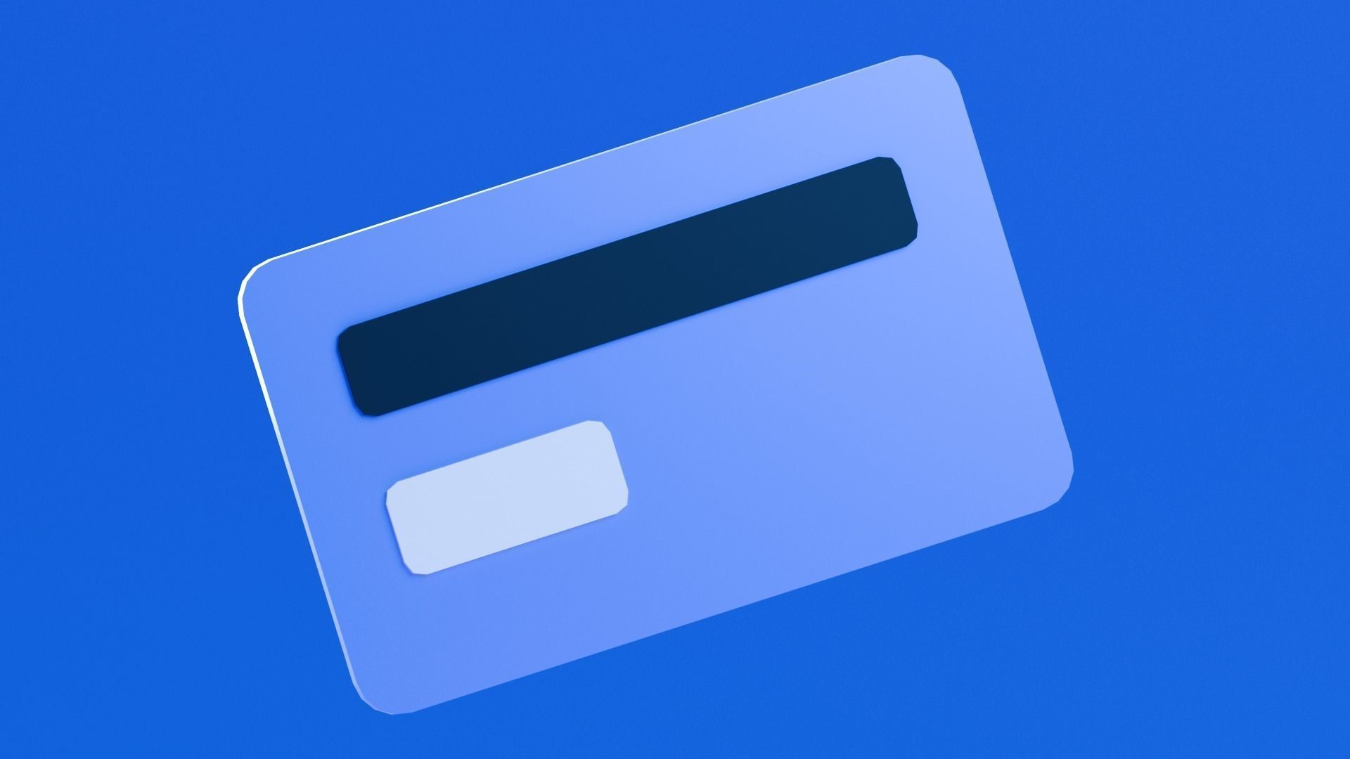 Marketing Icons - ATM Card Low-poly 3D model_3