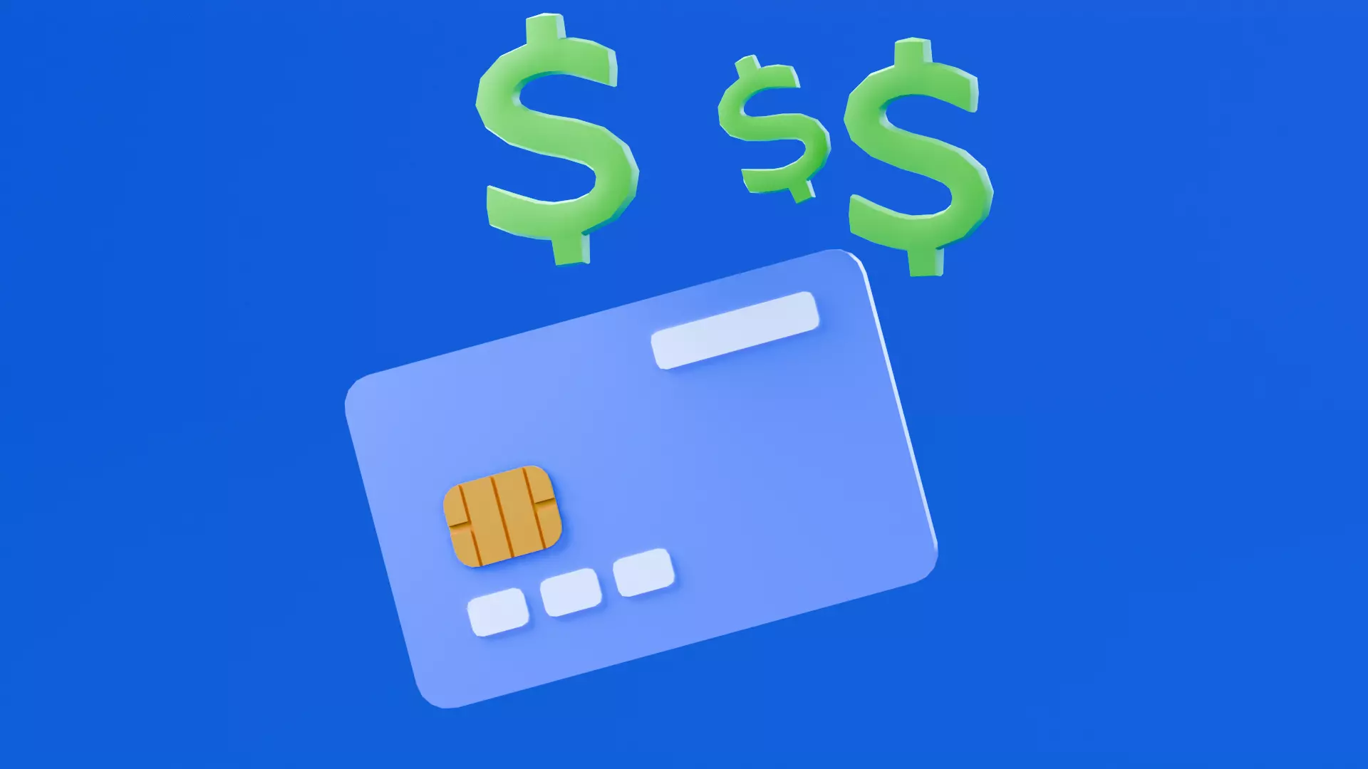 Marketing Icons - ATM Card Low-poly 3D model_0