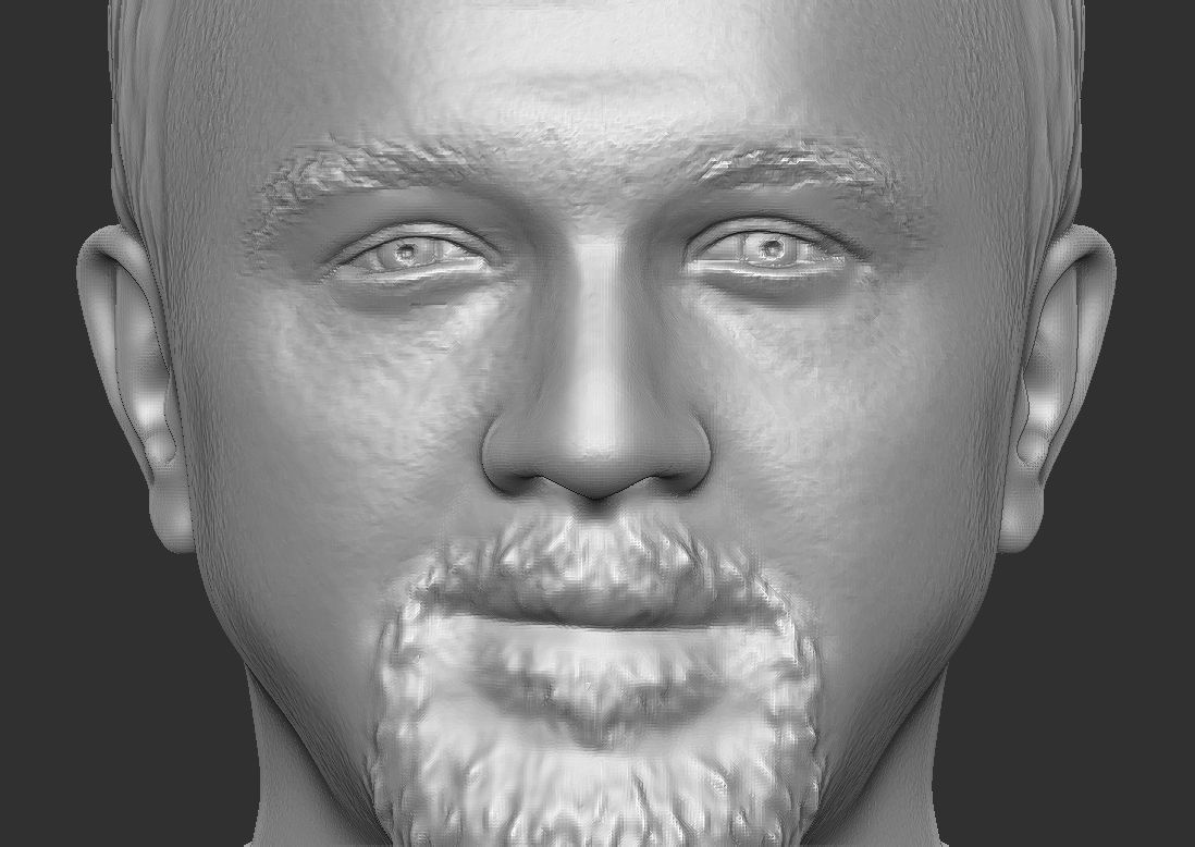 Louis CK bust for 3D printing 3D print model_22