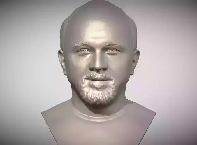 Louis CK bust for 3D printing 3D print model