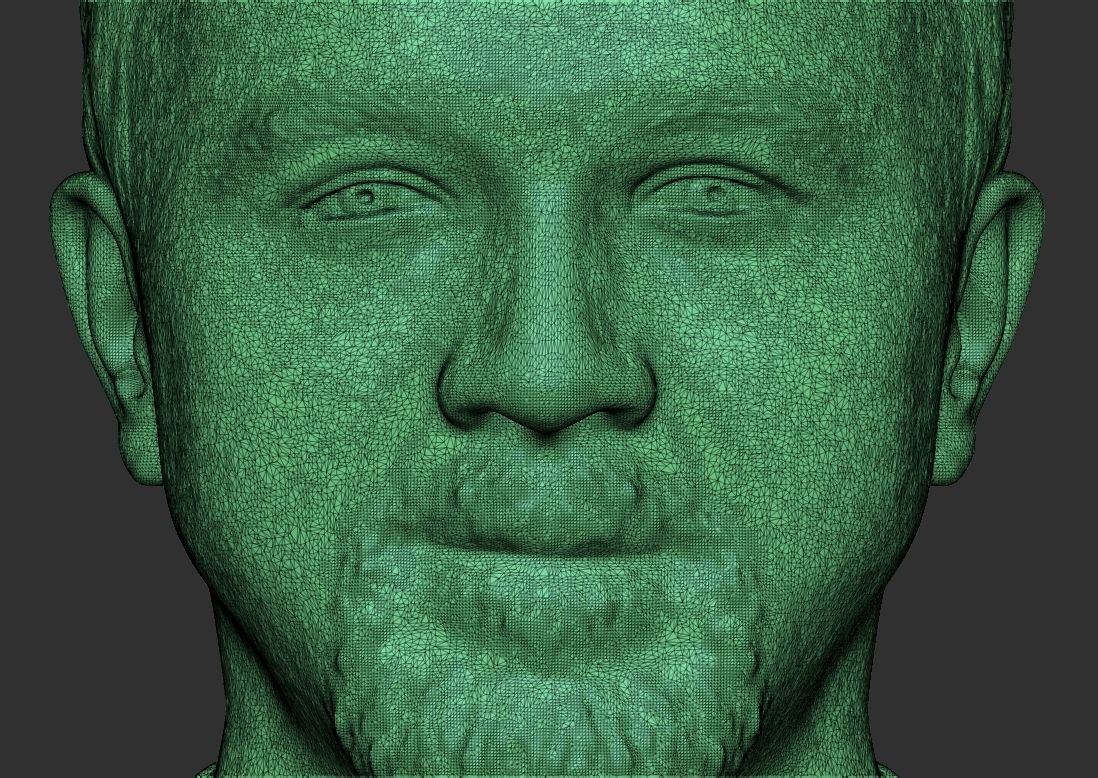 Louis CK bust for 3D printing 3D print model_29