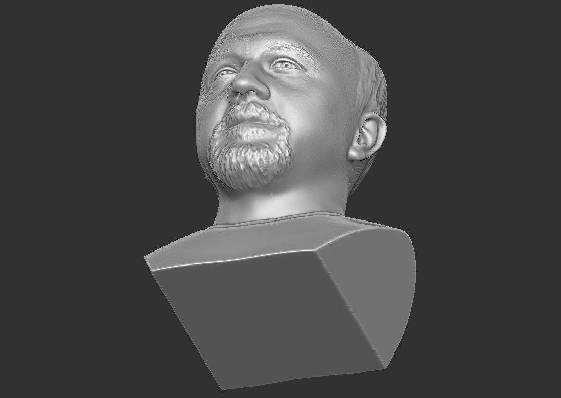 Louis CK bust for 3D printing 3D print model_20