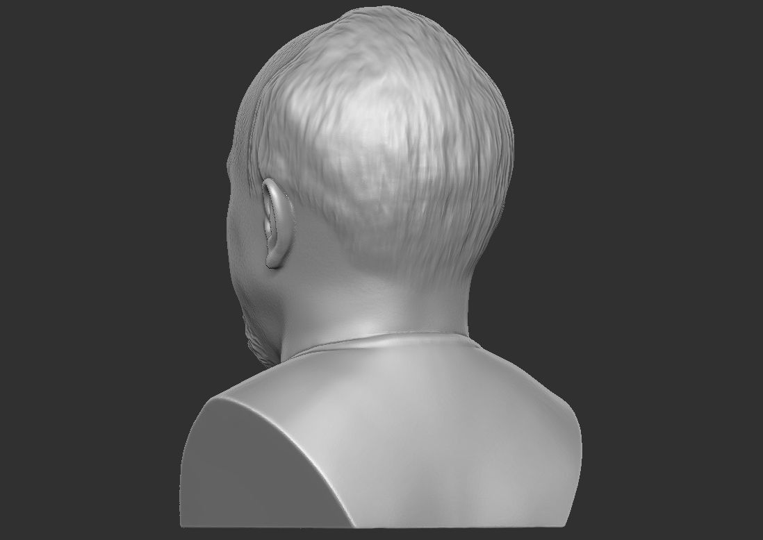Louis CK bust for 3D printing 3D print model_10