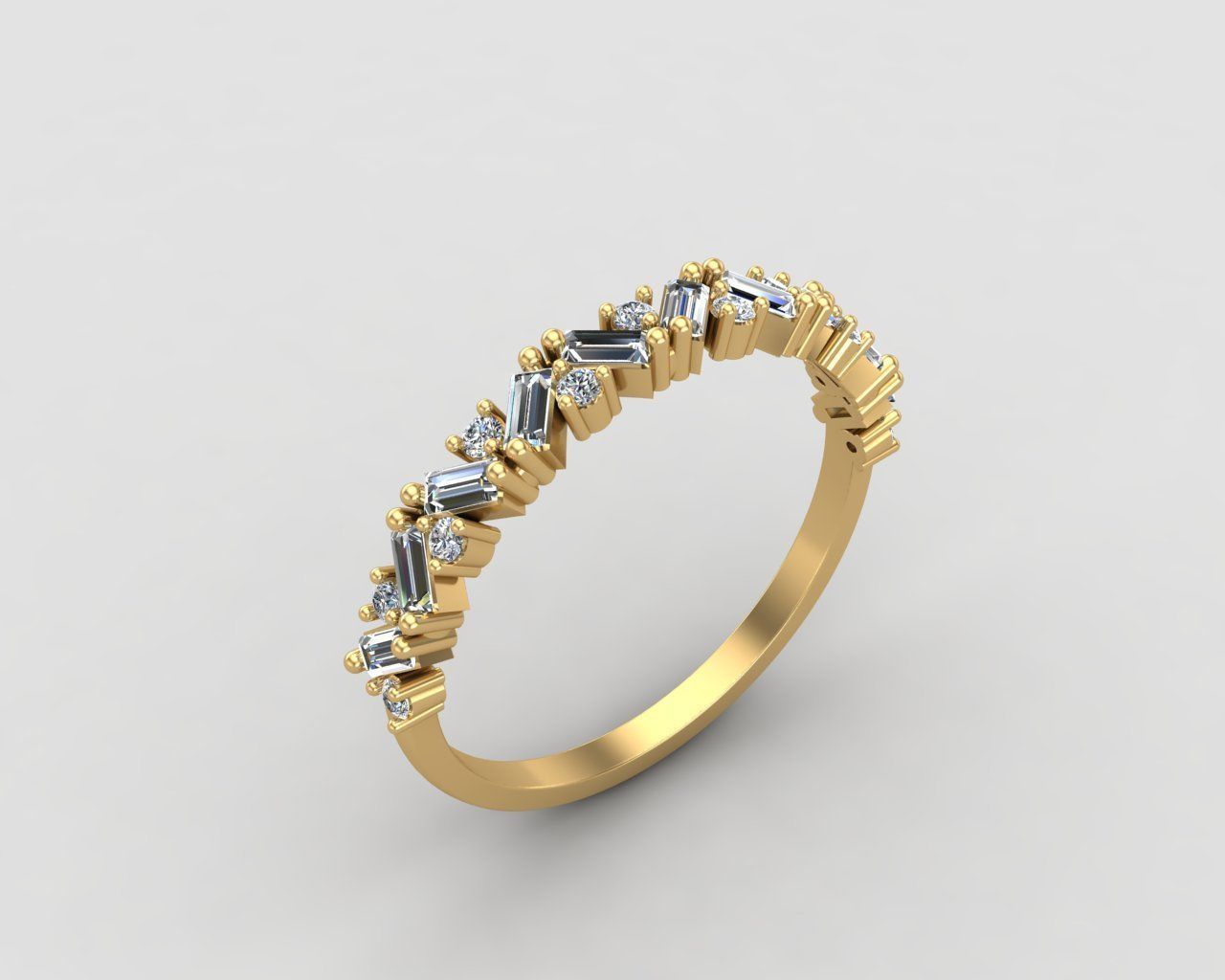 Minimal lightweight budget Ring 124-MW 3D print model_23