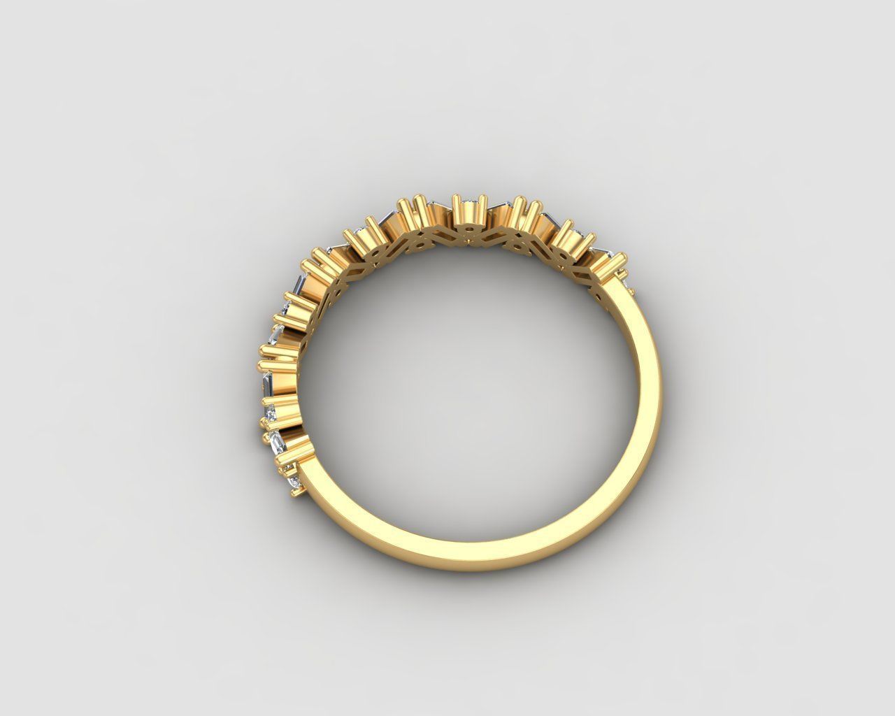Minimal lightweight budget Ring 124-MW 3D print model_29