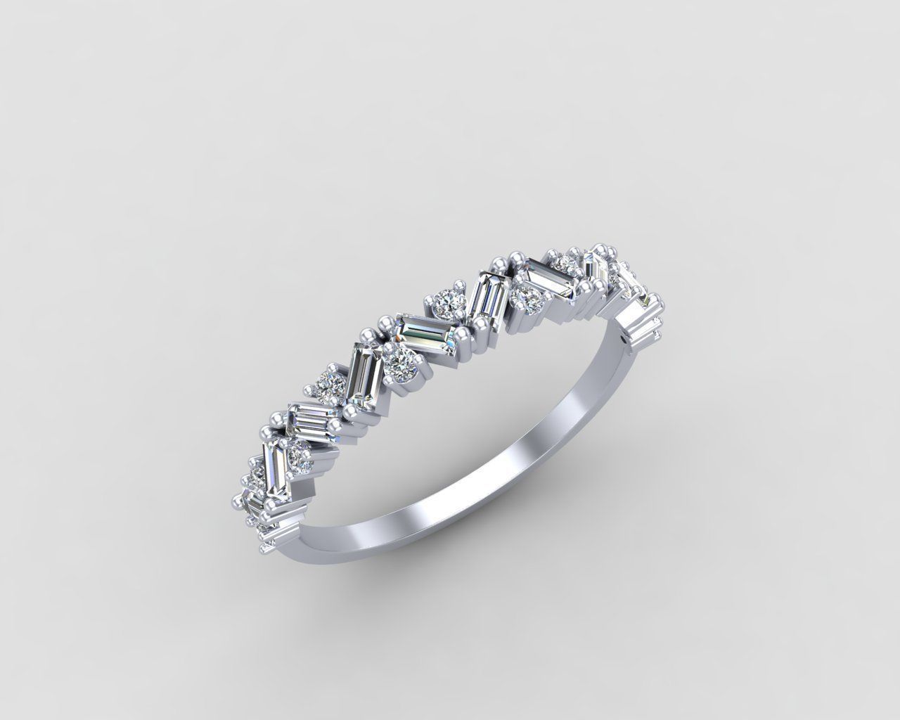 Minimal lightweight budget Ring 124-MW 3D print model_16