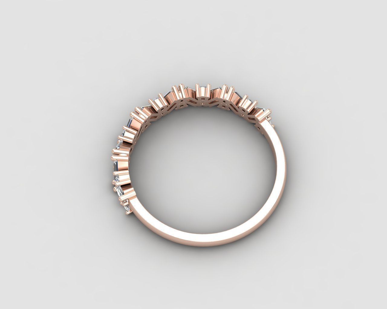 Minimal lightweight budget Ring 124-MW 3D print model_9