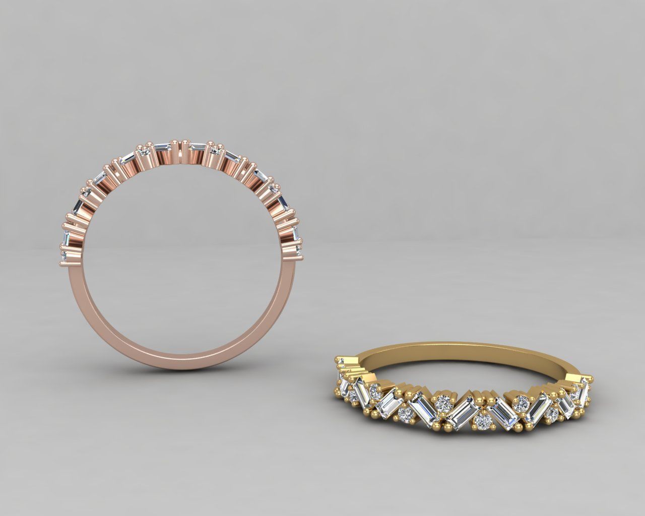 Minimal lightweight budget Ring 124-MW 3D print model_1