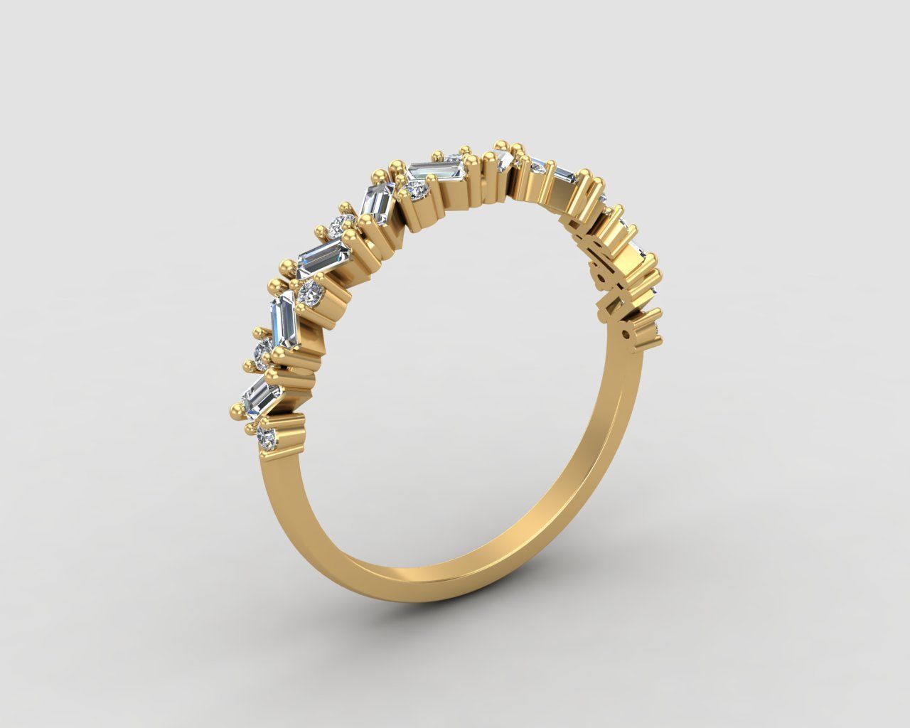 Minimal lightweight budget Ring 124-MW 3D print model_22