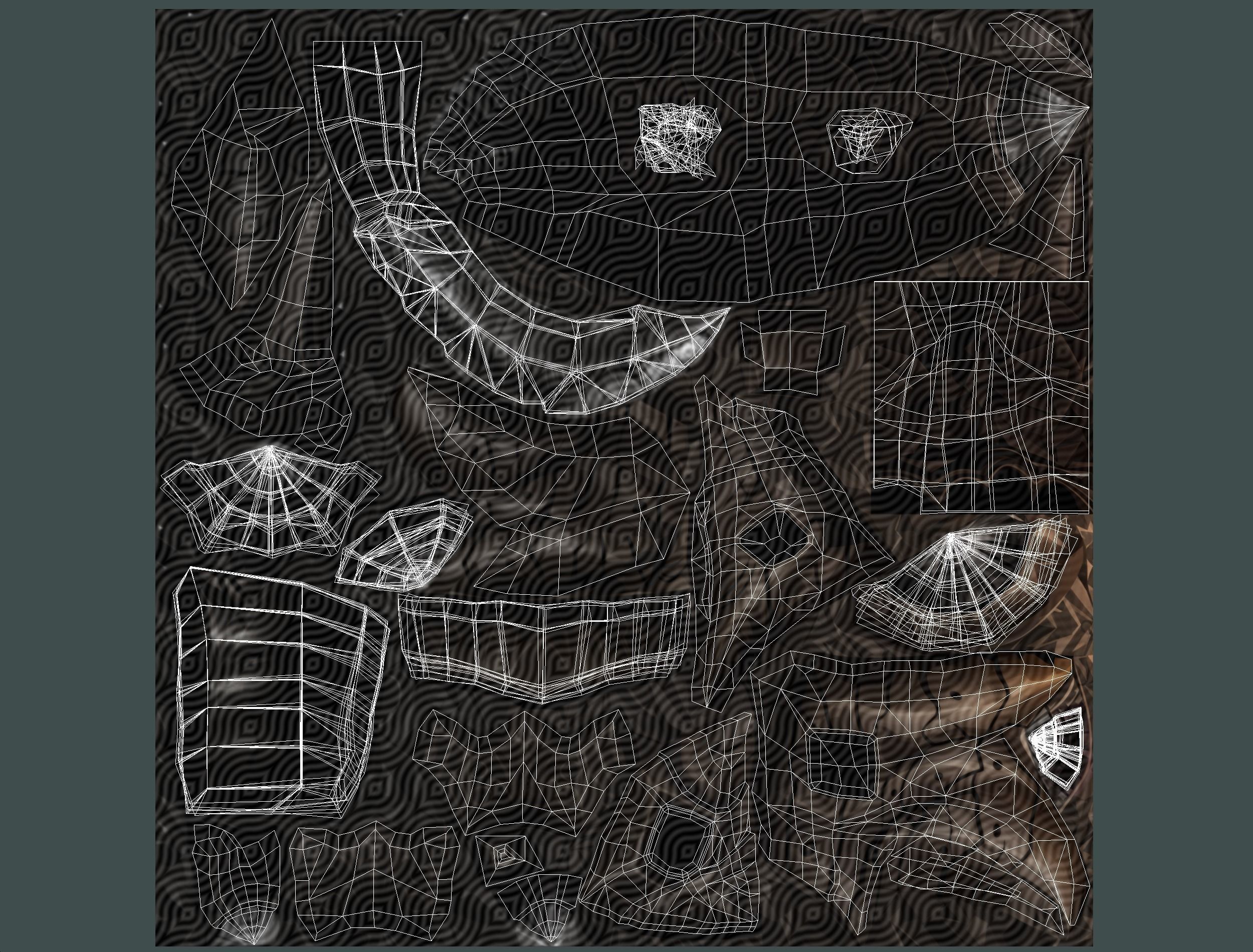 Monster Creature Dino Ceratopsian Triceratops Low-poly 3D model_38