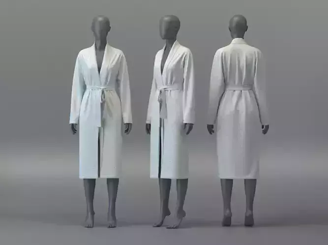 Sherpa Long Cardigan with Tie