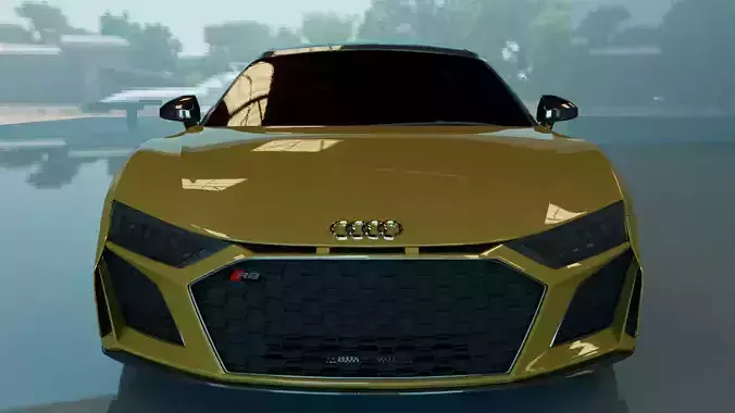 Audi R8 spyder 3d model